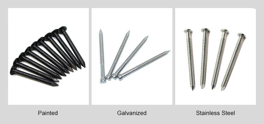 stainless steel ring shank nails types