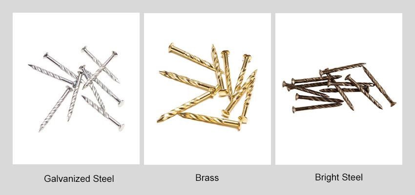 Twist Iron screw Nails types