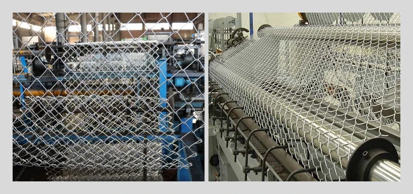 Galvanised Chain Link Fencing process