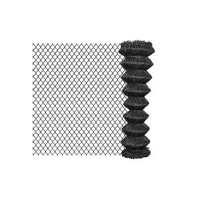 ब्लैक विनाइल चेन लिंक बाड़